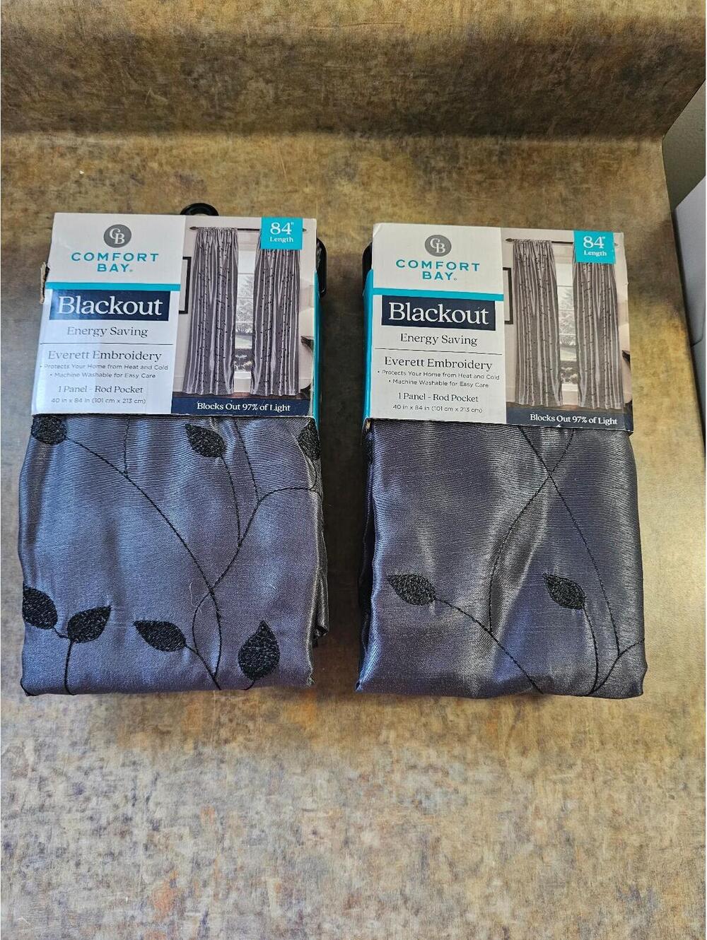 Comfort Bay Blackout Curtains
